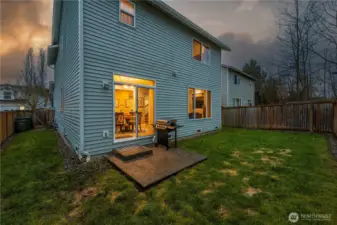 Can you picture your friends and a firepit? Will you expand your Aggregate Patio - Add a cover?