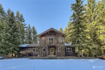 Perfectly Positioned – The main home is thoughtfully situated on 5+ private acres, maximizing privacy, stunning views, and a seamless connection to nature.