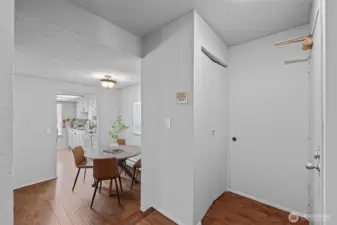 Entry way and closet