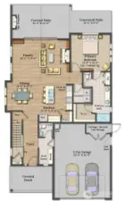 Main floor rendering