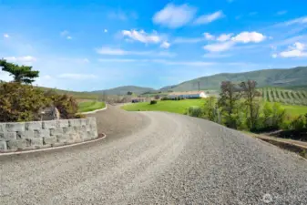 Gated access with beautifully maintained driveway!