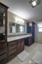 Hallway bathroom