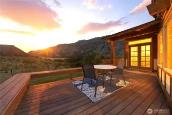 Enjoy views of Alta Lake from your wra-around back deck
