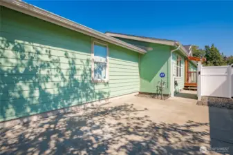 Large insulated Garage and fully fenced yard