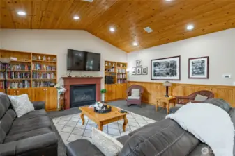 Inside the clubhouse