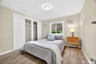Primary bedroom with big closet