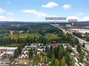 close to casinos and big stores