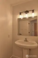 Downstairs half bath