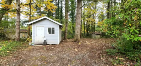 There are serval out buildings.