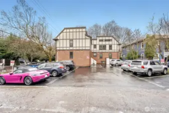 Off street parking located conveniently close to your entrance for easy loading/unloading