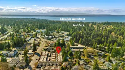 Prime Five Corners location close to downtown Edmonds