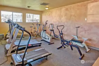 Club House exercise room.