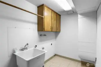 Downstairs Laundry room