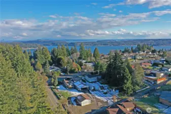 View from above looking East-Southeast