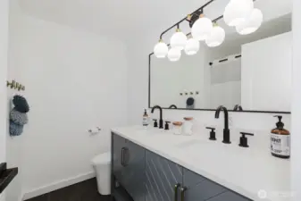 Hallway bathroom