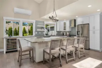 Check out the expansive 9’ island!