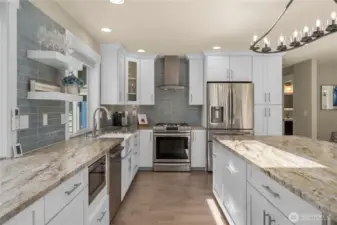 Hardwood floors flow throughout the main living areas!