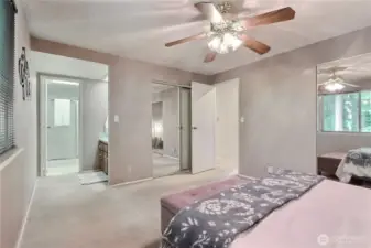 Primary Bedroom and Bathroom (upstairs)