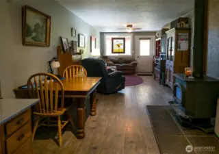 view of Kitchen to Living Room