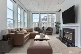 Very spacious living area, plenty of room for lounging, dining and entertaining. Virtually staged.