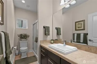 First floor 3/4 bath