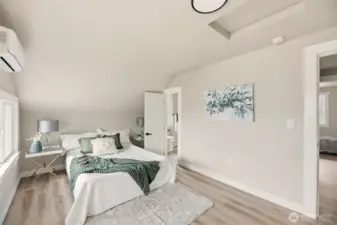 This room is all new and has beautiful detail.