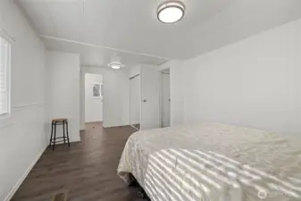 Nicely proportioned primary suite