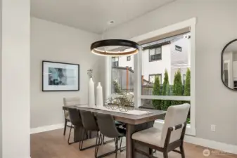 Separate Dining Area w/Built in Hutch