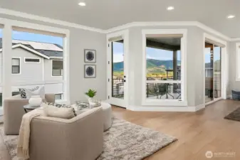 Large Sitting Area w/Views