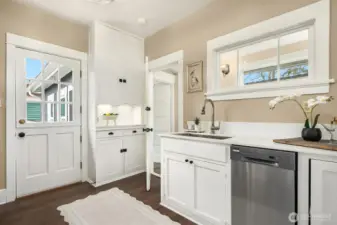 Original charm and cabinetry in-keeping with the charm.