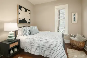 Secondary bedroom on main.