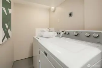 Laundry room.