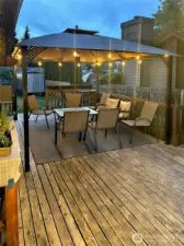 Outdoor entertainment area