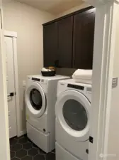 Laundry room to garage.