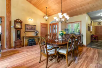 Looking toward the front door and dining area