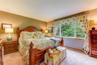 Spacious Primary Bedroom with walk in closet and 3/4 bath.