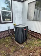 AC for summer comfort.