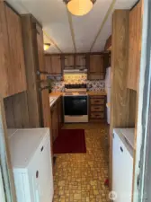Back porch entry into the kitchen.