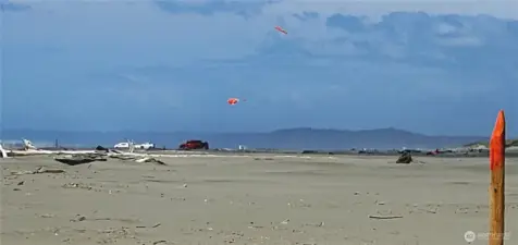 Always something happening on the beach.