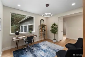 Office space on main floor. Perfect for WFH.