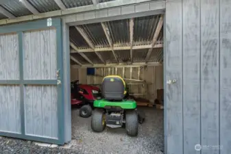 1 of 3 sheds - this is for the lawnmower