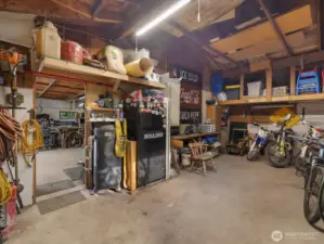 Detached garage or workshop with 220 v power.