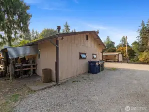 Property offers oversized shop, lots of parking, and a fully fenced yard.