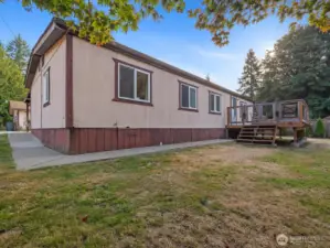 Large lot, nearly half an acre.