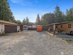 Room for RV parking, boat parking, many vehicles.
