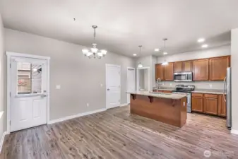 Convenient dining area right off the kitchen