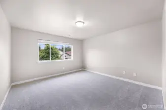 Primary Bedroom with staging