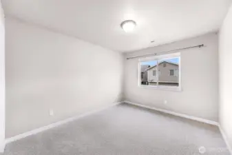 2nd Bedroom with brand new plush carpet