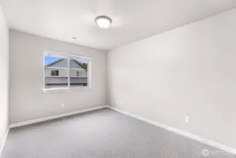 3rd Bedroom or office space with brand new plush carpets