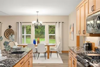 Beautiful granite! One slab picked with care!